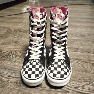 Rare Vans Skater Checkerboard Sk8-xx-hi boots